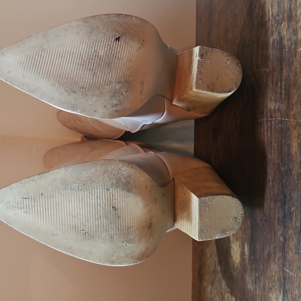 Steve Madden Baby Pink Heeled Cowboy Boots - Picture 6 of 12